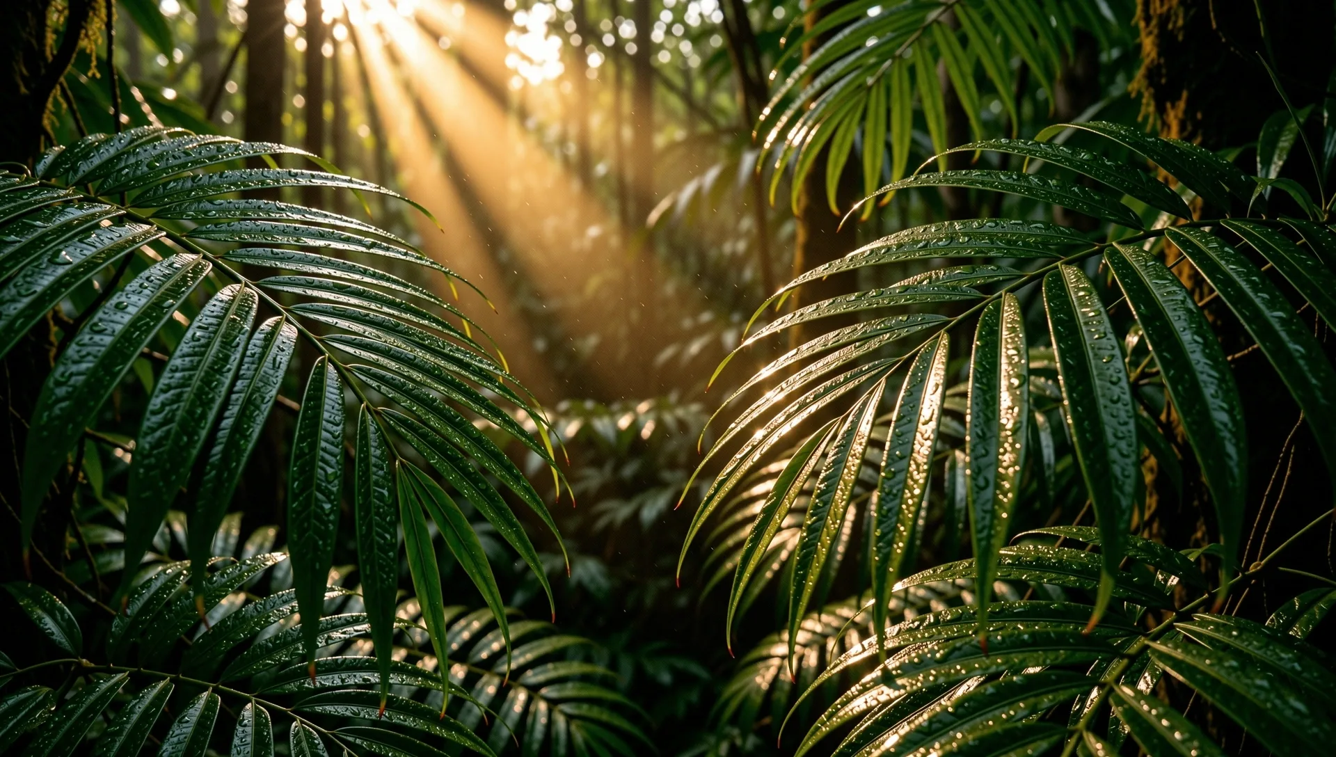 Indonesian Rainforest Foliage